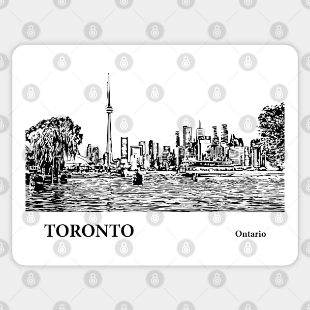 Toronto - Ontario Sticker by Lakeric